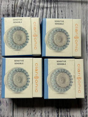 4 Clarisonic Sensitive Facial Cleansing Brush Head